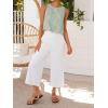 image:imageIDEALSANXUN Womens Gingham Crop Tank Tops 2026 Spring Summer Sleeveless Vest TopPastel Green