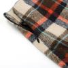image:imageIDEALSANXUN Womens High Waist Plaid Skirt Bodycon Pencil Wool Mini SkirtsArmyorange