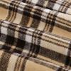 image:imageIDEALSANXUN Womens High Waist Plaid Skirt Bodycon Pencil Wool Mini SkirtsBrownkhaki