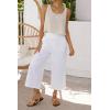 image:imageIDEALSANXUN Womens Scoop Neck Crop Tank Tops Spring Summer Sleeveless TopsBeige