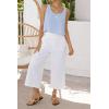 image:imageIDEALSANXUN Womens Scoop Neck Crop Tank Tops Spring Summer Sleeveless TopsLight Blue