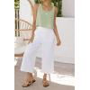 image:imageIDEALSANXUN Womens Scoop Neck Crop Tank Tops Spring Summer Sleeveless TopsLight Green