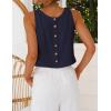 image:imageIDEALSANXUN Womens Scoop Neck Crop Tank Tops Spring Summer Sleeveless TopsNavy