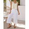 image:imageIDEALSANXUN Womens Scoop Neck Crop Tank Tops Spring Summer Sleeveless TopsStriped Beige