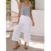 image:imageIDEALSANXUN Womens Scoop Neck Crop Tank Tops Spring Summer Sleeveless TopsStriped Black