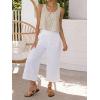 image:imageIDEALSANXUN Womens Scoop Neck Crop Tank Tops Spring Summer Sleeveless TopsStriped Brown