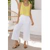 image:imageIDEALSANXUN Womens Scoop Neck Crop Tank Tops Spring Summer Sleeveless TopsYellow