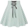 Gingham Pastel Green