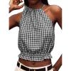 Gingham Black