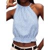 Gingham Light Blue