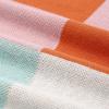 image:imageIDEALSANXUN Womens Color Block Cropped Sweater Fall Winter Trendy Cute Long Sleeve Knit Sweater TopsPink