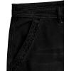 image:imageIDEALSANXUN Mens Casual Loose Fit MultiPockets Military Cargo ShortsDenim Black