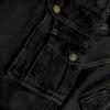 image:imageIDEALSANXUN Mens Casual Loose Fit MultiPockets Military Cargo ShortsDenim Black