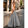image:imageIDEALSANXUN Womens Gingham Maxi Skirt Spring Summer High Waisted Flowy Beach Boho Long Pleated SkirtBlack