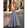 image:imageIDEALSANXUN Womens Gingham Maxi Skirt Spring Summer High Waisted Flowy Beach Boho Long Pleated SkirtNavy