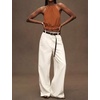 image:imageIDEALSANXUN Womens Crop Linen Halter Tops Summer High Neck Tank Tops Sleeveless ShirtsBrick Red