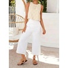 image:imageIDEALSANXUN Womens Gingham Crop Tank Tops 2026 Spring Summer Sleeveless Vest TopBeige
