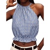 Gingham Blue