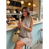 image:imageIDEALSANXUN Womens Gingham Dress Spring Summer Beach Boho Sleeveless Mini SundressCoffee