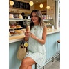 image:imageIDEALSANXUN Womens Gingham Dress Spring Summer Beach Boho Sleeveless Mini SundressLight Green