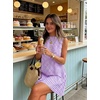 image:imageIDEALSANXUN Womens Gingham Dress Spring Summer Beach Boho Sleeveless Mini SundressPurple