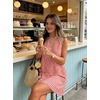 image:imageIDEALSANXUN Womens Gingham Dress Spring Summer Beach Boho Sleeveless Mini SundressWatermelon