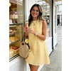 image:imageIDEALSANXUN Womens Gingham Dress Spring Summer Beach Boho Sleeveless Mini SundressYellow