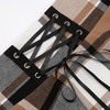 image:imageIDEALSANXUN Gothic Plaid Mini Skirts for Women Short High Waist Plaid SkirtsBrown New