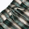 image:imageIDEALSANXUN Womens Long Plaid Skirts High Waisted Renaissance Maxi SkirtGreen 01