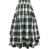 image:imageIDEALSANXUN Womens Long Plaid Skirts High Waisted Renaissance Maxi SkirtGreen 01