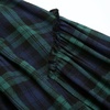 image:imageIDEALSANXUN Womens Long Plaid Skirts High Waisted Renaissance Maxi SkirtGreen