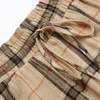 image:imageIDEALSANXUN Womens Long Plaid Skirts High Waisted Renaissance Maxi SkirtKhaki