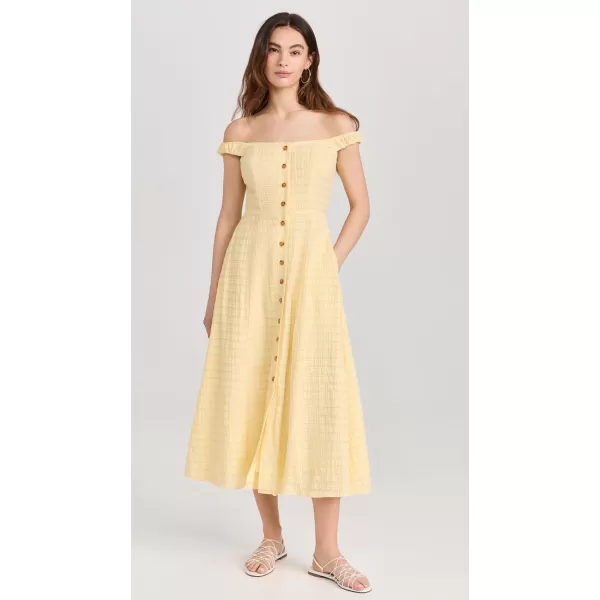 ASTR the label Womens Harlyn DressYellow