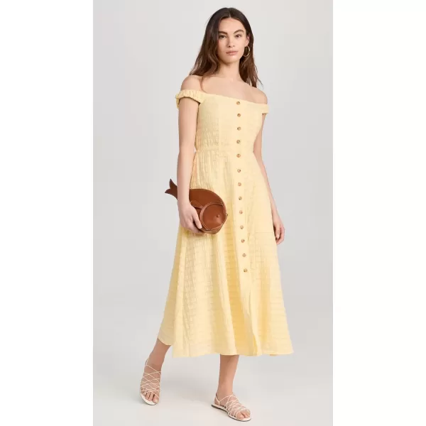 ASTR the label Womens Harlyn DressYellow