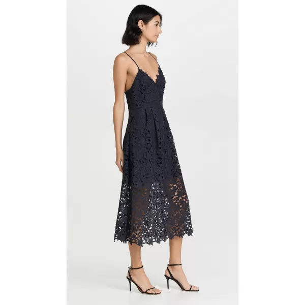 ASTR the label Womens Lace A Line Midi DressNavy