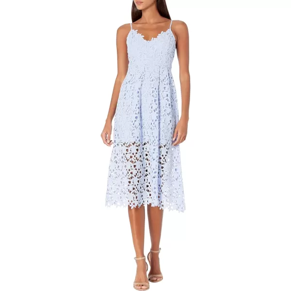 ASTR the label Womens Lace A Line Midi DressPeriwinkle