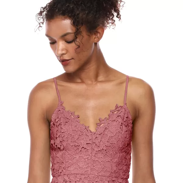 ASTR the label Womens Lace A Line Midi DressPink Mauve