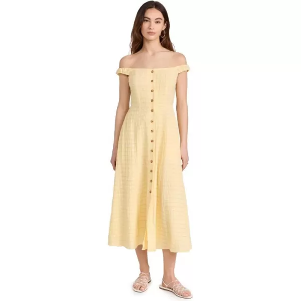 ASTR the label Womens Harlyn DressYellow