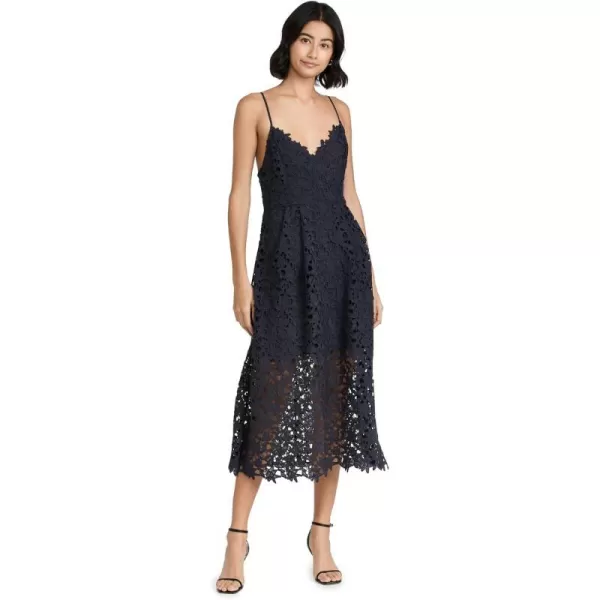 ASTR the label Womens Lace A Line Midi DressNavy