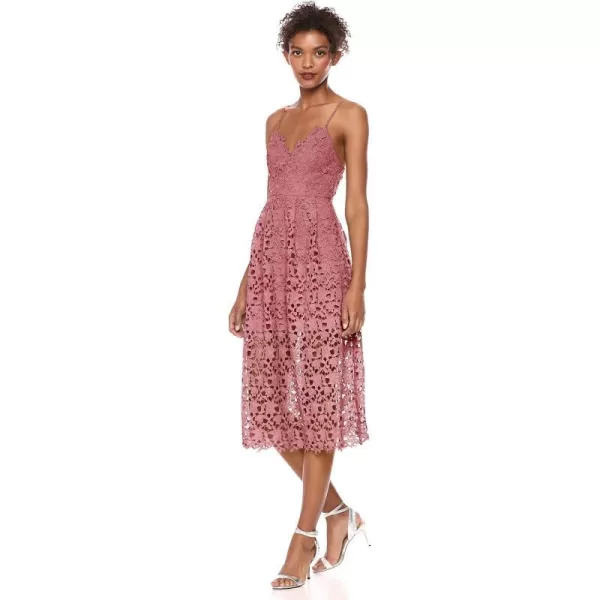 ASTR the label Womens Lace A Line Midi DressPink Mauve