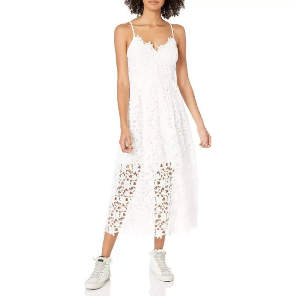 ASTR the label Womens Lace A Line Midi DressWhite