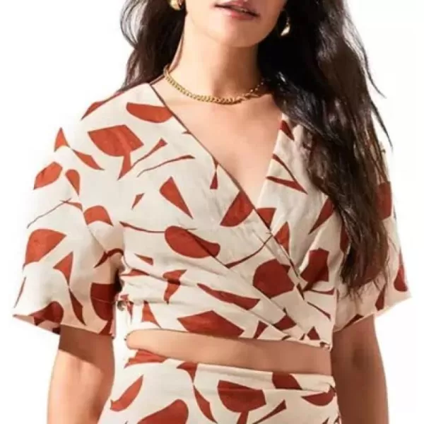 ASTR the label Womens Nirina TopRust Abstract