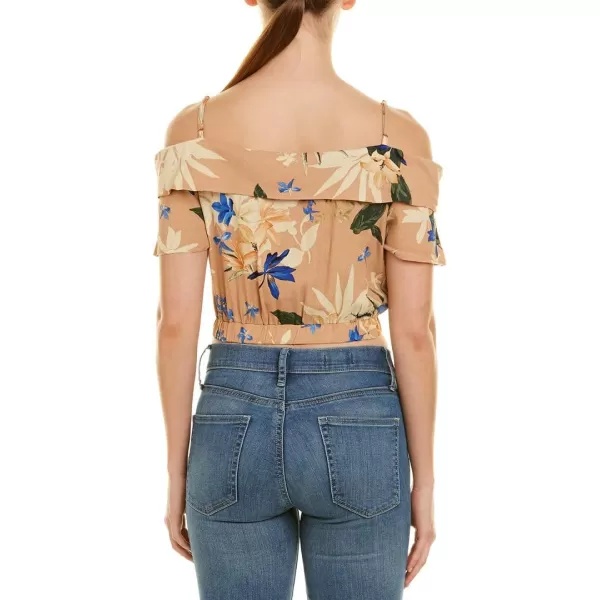 ASTR Womens Clementine Top L BrownASTR Womens Clementine Top L Brown