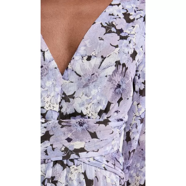 ASTR the label Womens Anora DressBlack Purple Floral