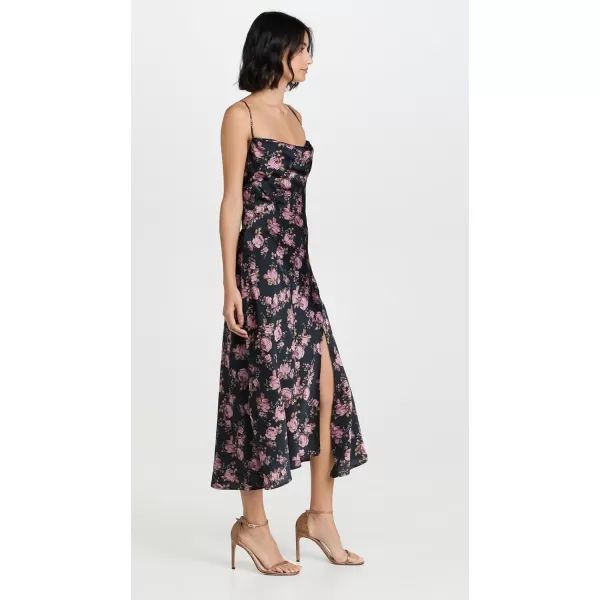 ASTR the label Womens Gaia DressDark NavyPurple Floral