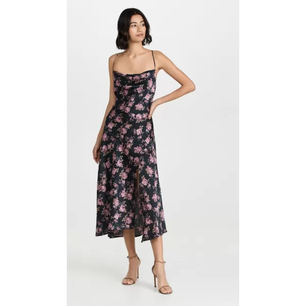 ASTR the label Womens Gaia DressDark NavyPurple Floral