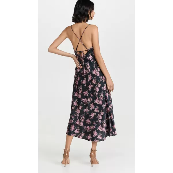 ASTR the label Womens Gaia DressDark NavyPurple Floral