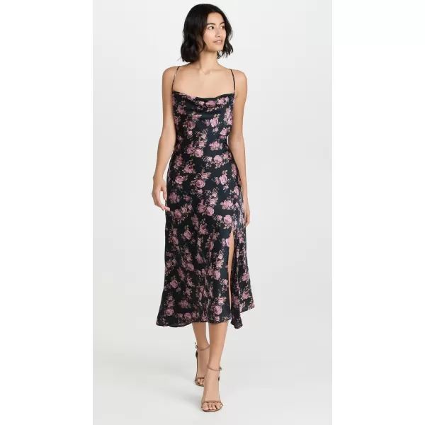 ASTR the label Womens Gaia DressDark NavyPurple Floral