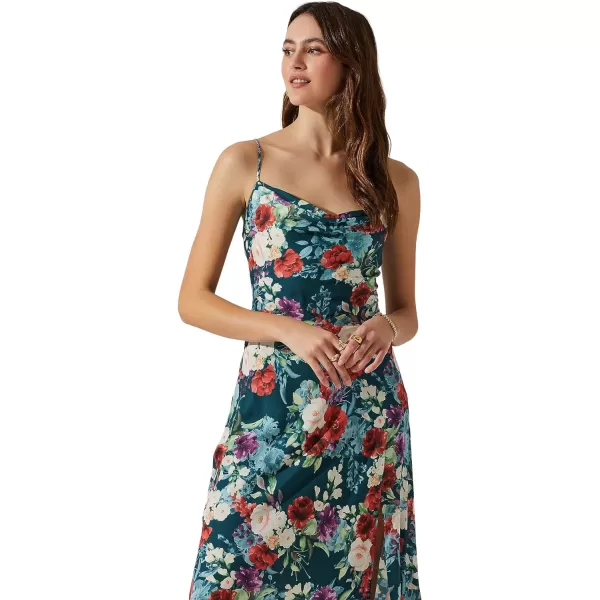 ASTR the label Womens Gaia DressGreen Red Floral