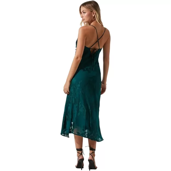 ASTR the label Womens Gaia DressTeal Burnout